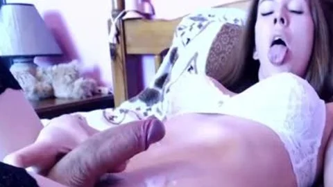 biggest penis Trap lady-mans Cumming Handsfree