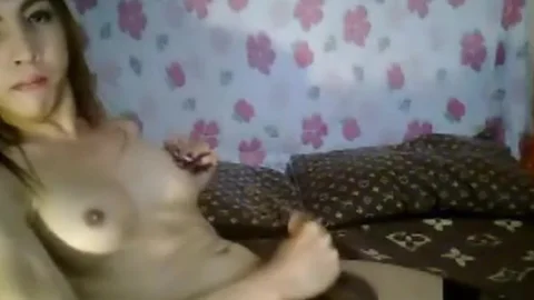 filthy asian lady-twink Masturbating And Cumming