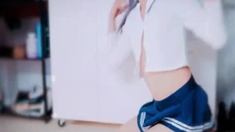 charming oriental Sissy sperm With Foxtail