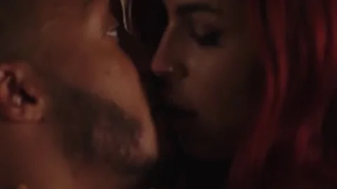 concupiscent Ts Rubi Maxim chocolate hole Bounces On A thick black penis