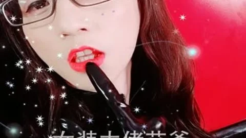 wild teen Abbykitty fucks Herself With A Dog sex-toy - 高颜值TS女装大佬长腿主播艾爷假狗屌插菊