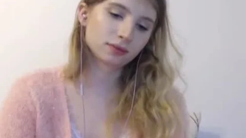 charming Russian shemale webcam Teasing