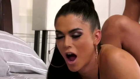 TransAngels: Domino Presley is big tits couple