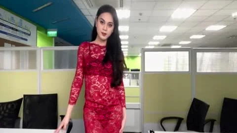 Mel Cross - Little Red costume Life As A Crossdresser Ladyboy