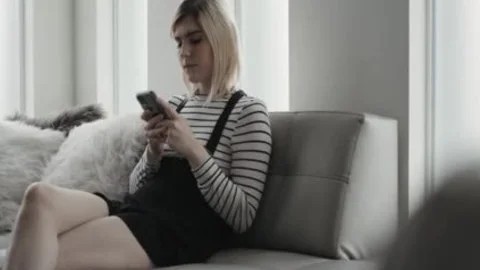 TS Ella Caught By Her Stepbro Dante Having Phone Sex So that dude Joined Her
