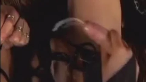 busty blonde t-girl mom discharges throbbing Load!