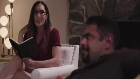 concupiscent TS Melanie Brooks Let guy Enjoys sucking Her Hard Shecock