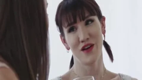 Chanel Preston widens Her Legs And Let TBabe Lena Kelly pounds Her pussy